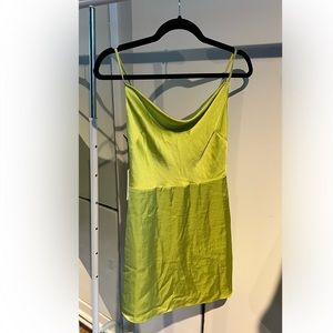 NEW WITH TAGS - Aritzia Sunday Best XS Pear Green Spencer Dress